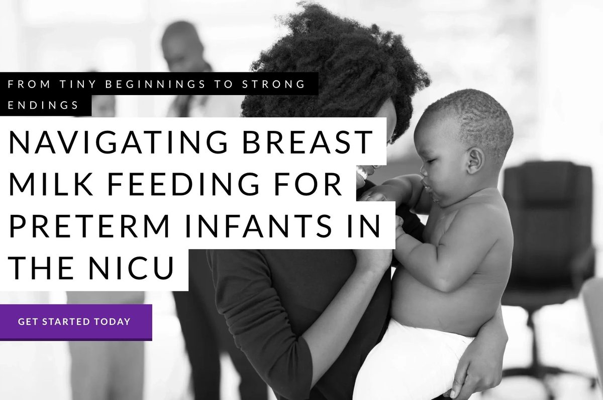 Screenshot of the NICUNutrition.com home page: a mother smiling at her baby